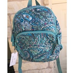 Vera Bradley Hadley Daisy Dot Paisley Backpack